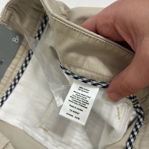 Talbots Perfect Skimmer Pedal Pusher Khaki Pants Size 8P New with Tags - Picture 4 of 10